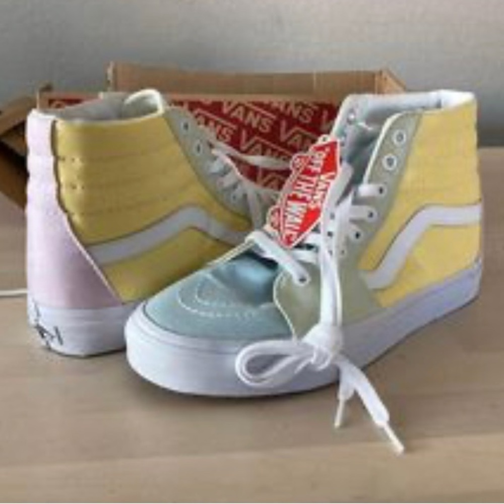 COPY - Vans sk8 hi-top pastel color block